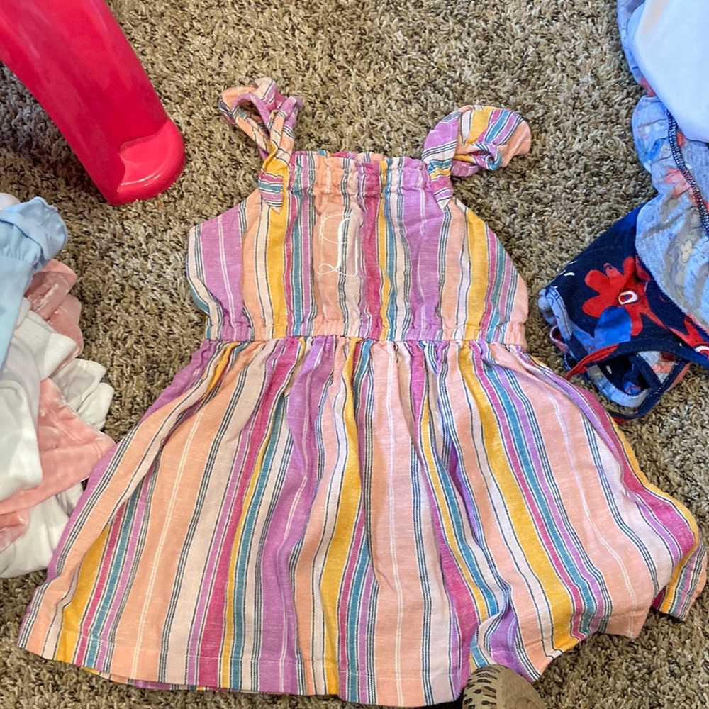 “D” monogram dress